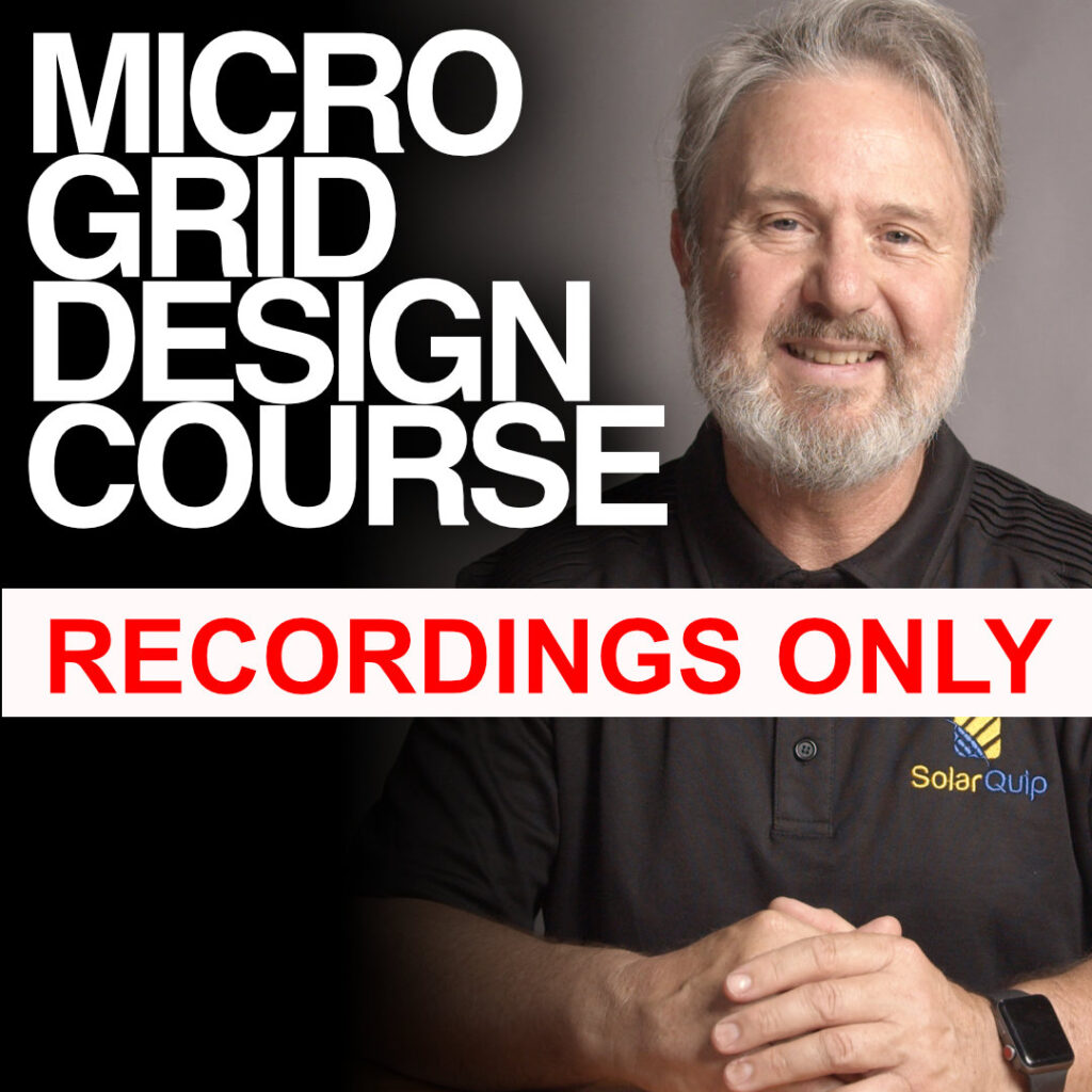 Microgrid Design Course RECORDINGS ONLY Smart Energy Lab Registrations